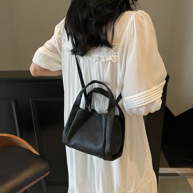 ZAVC PU Crossbody One Shoulder Handbag Women's Silver/Black/White/Yellow-10