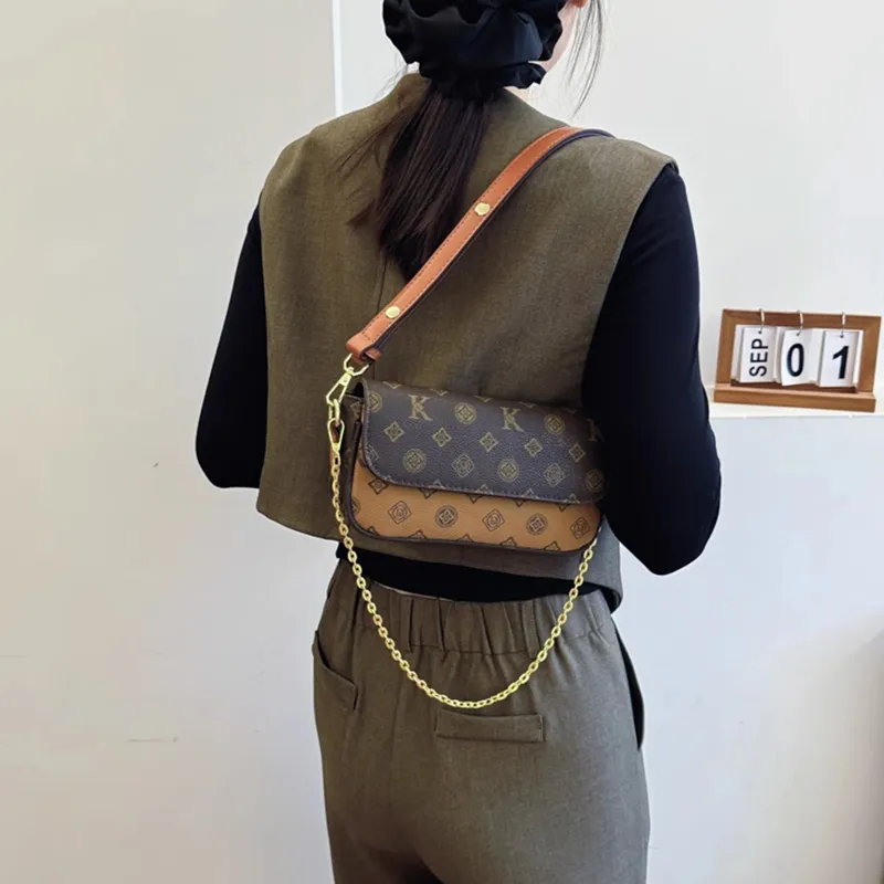 ZAVC PU Shoulder Bag Regular Women's Coffee/Light Brown-6