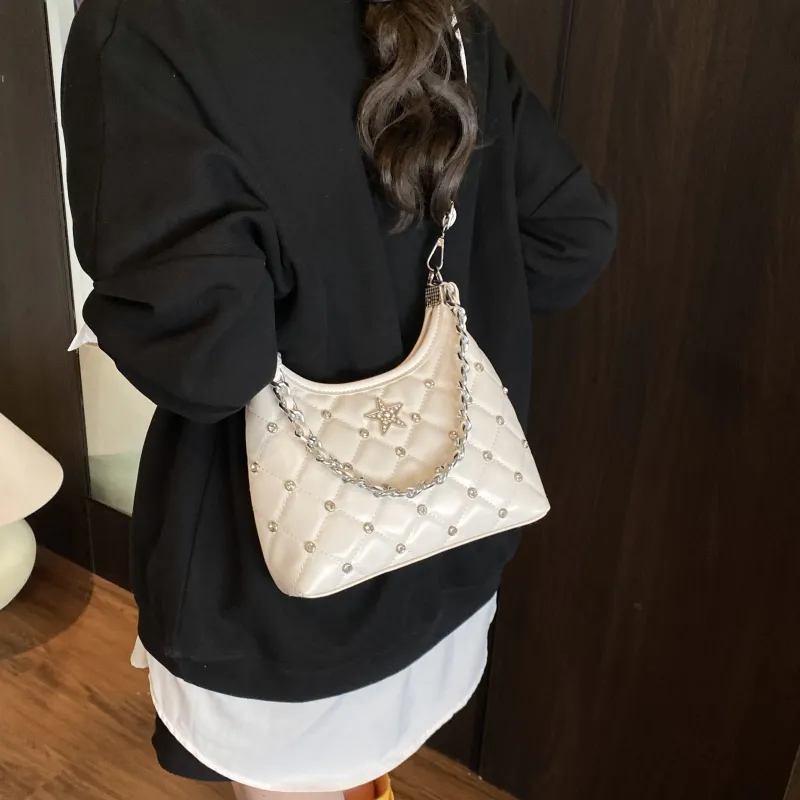 ZAVC PU Crossbody Bag, Shoulder Bag Regular Women's White/Black/Silver/Blue/Yellow-2