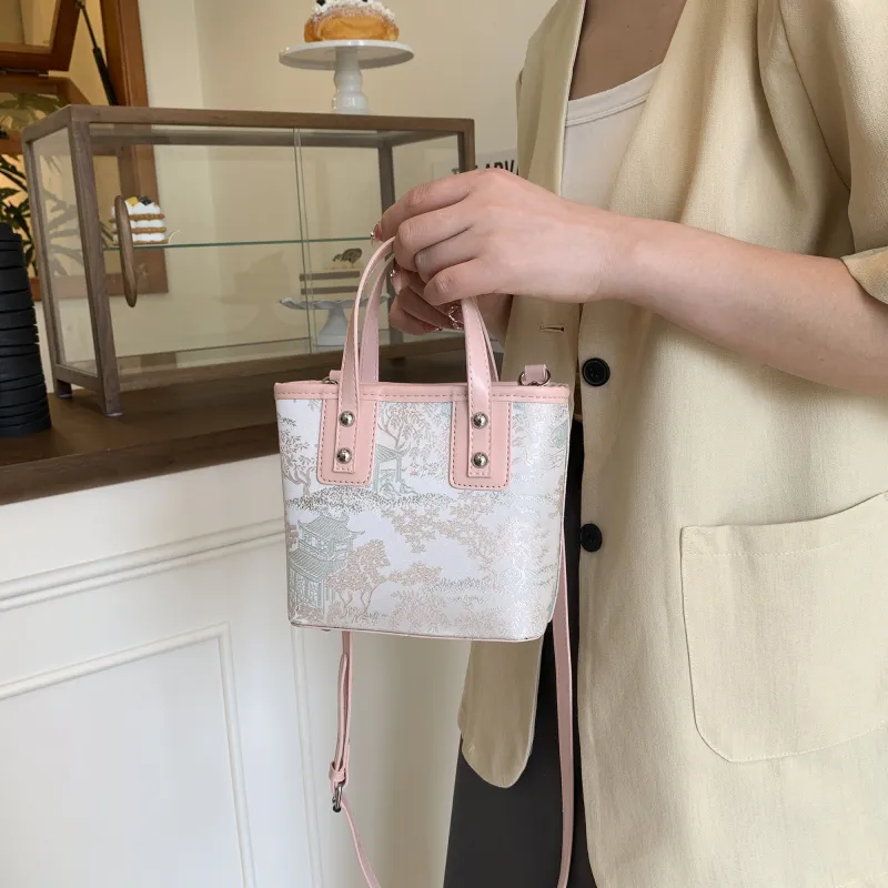 ZAVC Polyester Crossbody One Shoulder Handbag Women's Multicolor-8