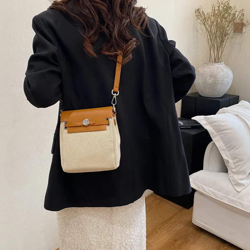 ZAVC PU Shoulder Bag Regular Women's Black & White/Black/Rose Red/Khaki/Light Brown/Green-17