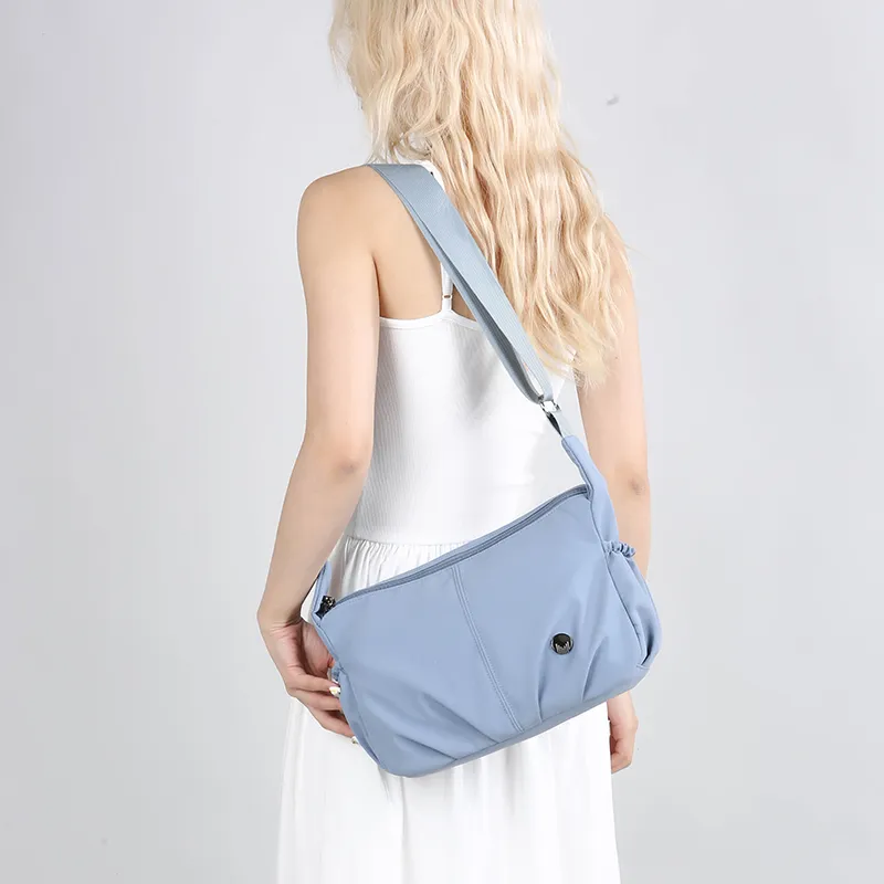 ZAVC Polyester Shoulder Bag Women's Blue/Pink/Black/Gray/Khaki/Jasper/Light Green-2