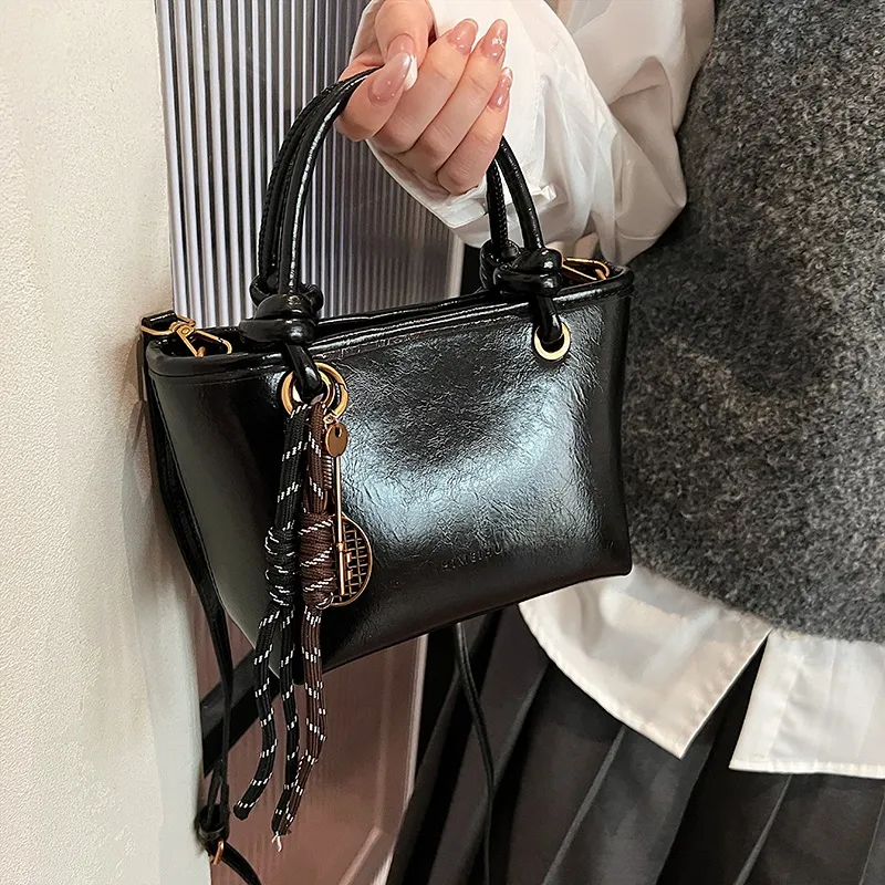 ZAVC PU Handbag Women's Black/Brown/Coffee/Red-8