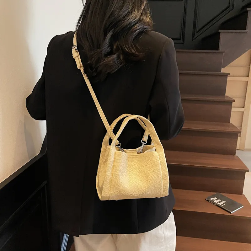 ZAVC PU Crossbody One Shoulder Handbag Women's Silver/Black/White/Yellow-18