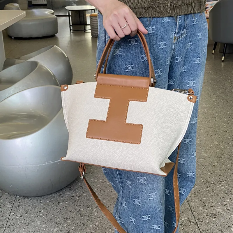 ZAVC PU Handbag Women's Black/Khaki/Premium Orange-3