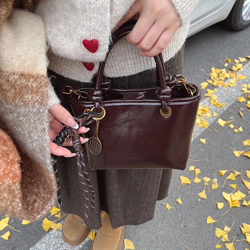 ZAVC PU Handbag Women's Black/Brown/Coffee/Red-17