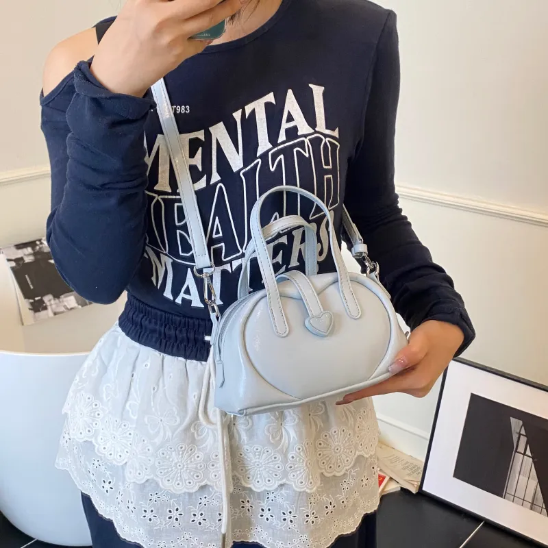 ZAVC PU One Shoulder Handbag Women's White/Black/Red/Blue/Yellow-16