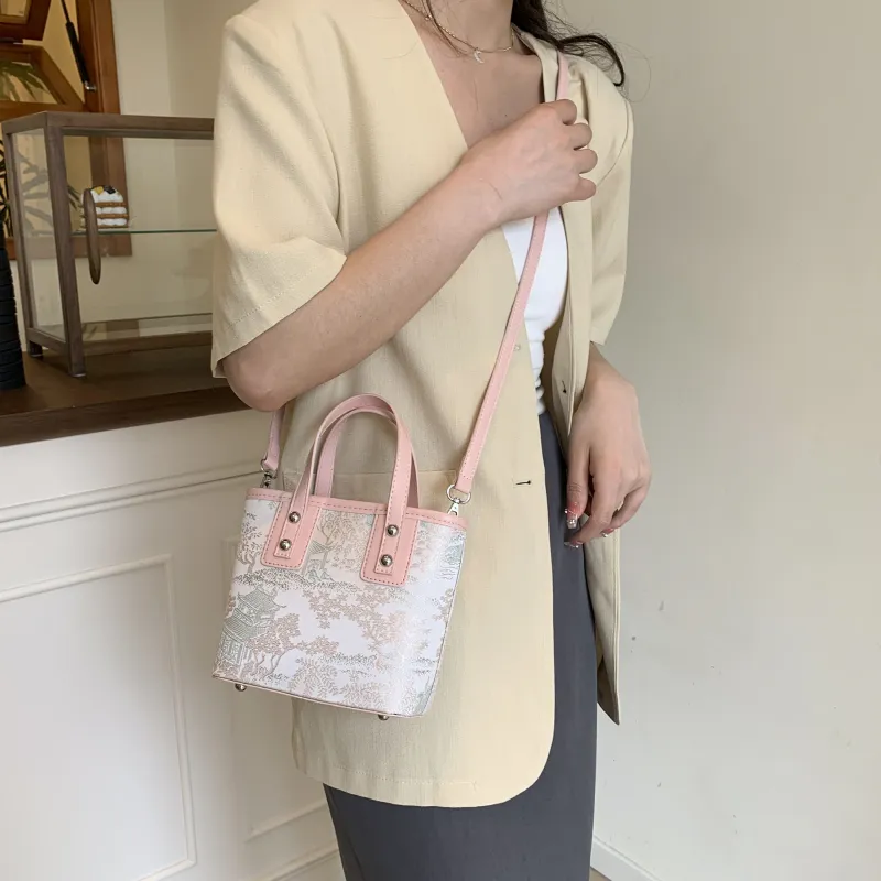ZAVC Polyester Crossbody One Shoulder Handbag Women's Multicolor-9