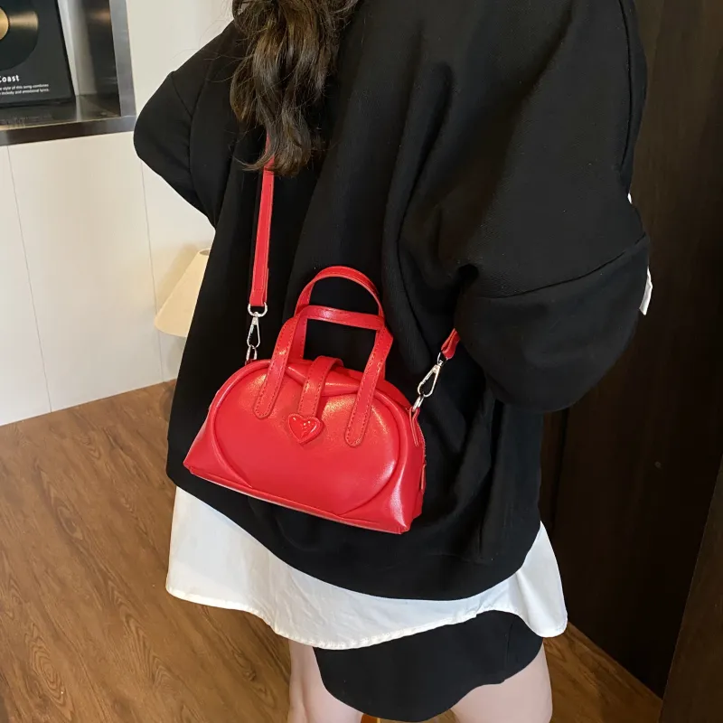 ZAVC PU One Shoulder Handbag Women's White/Black/Red/Blue/Yellow-13