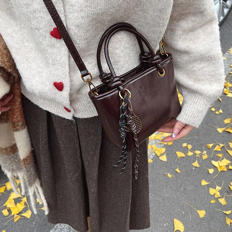 ZAVC PU Handbag Women's Black/Brown/Coffee/Red-20