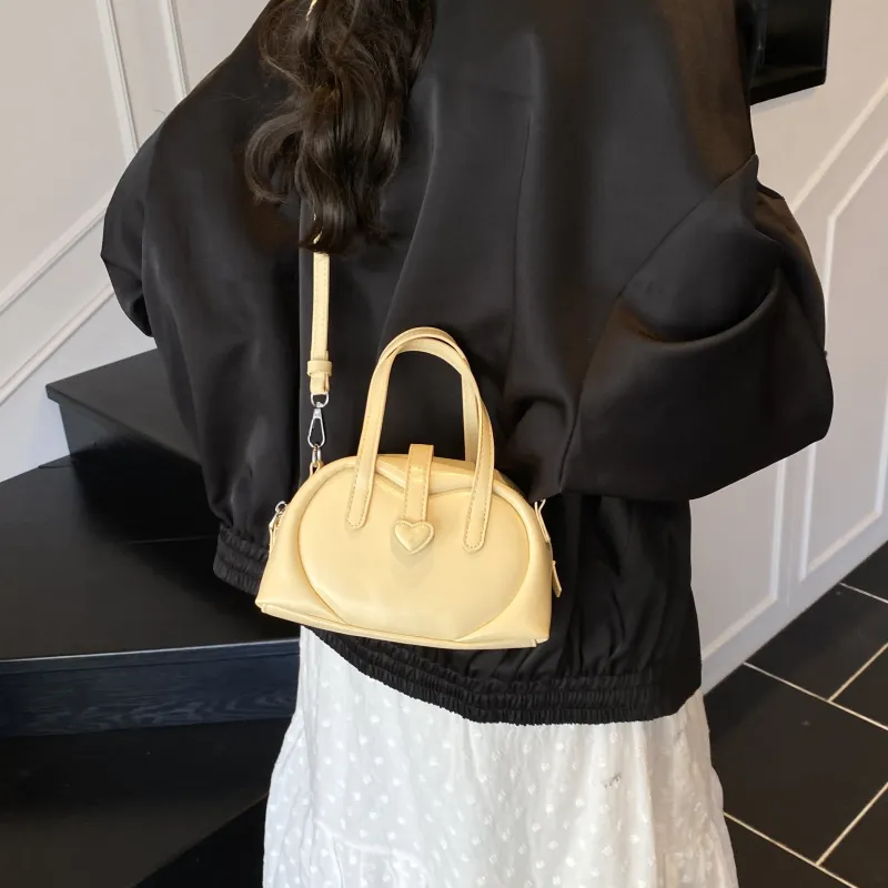 ZAVC PU One Shoulder Handbag Women's White/Black/Red/Blue/Yellow-24