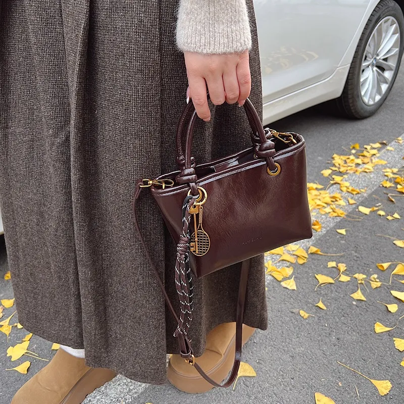 ZAVC PU Handbag Women's Black/Brown/Coffee/Red-16