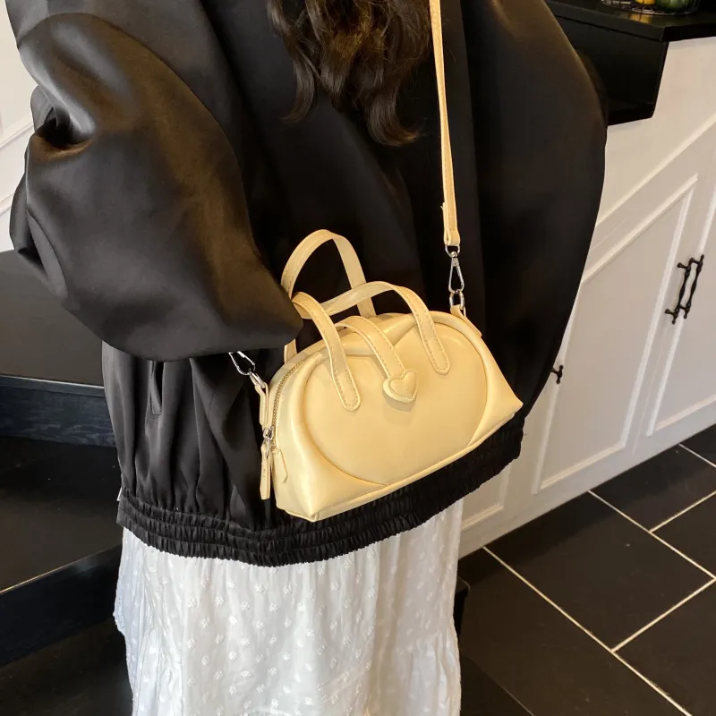 ZAVC PU One Shoulder Handbag Women's White/Black/Red/Blue/Yellow-23