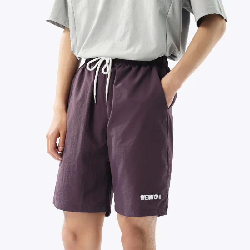 GEWO Jewel Commute Moisture Wicking Sports Casual Loose Fit Versatile Five Button Shorts Unisex-2
