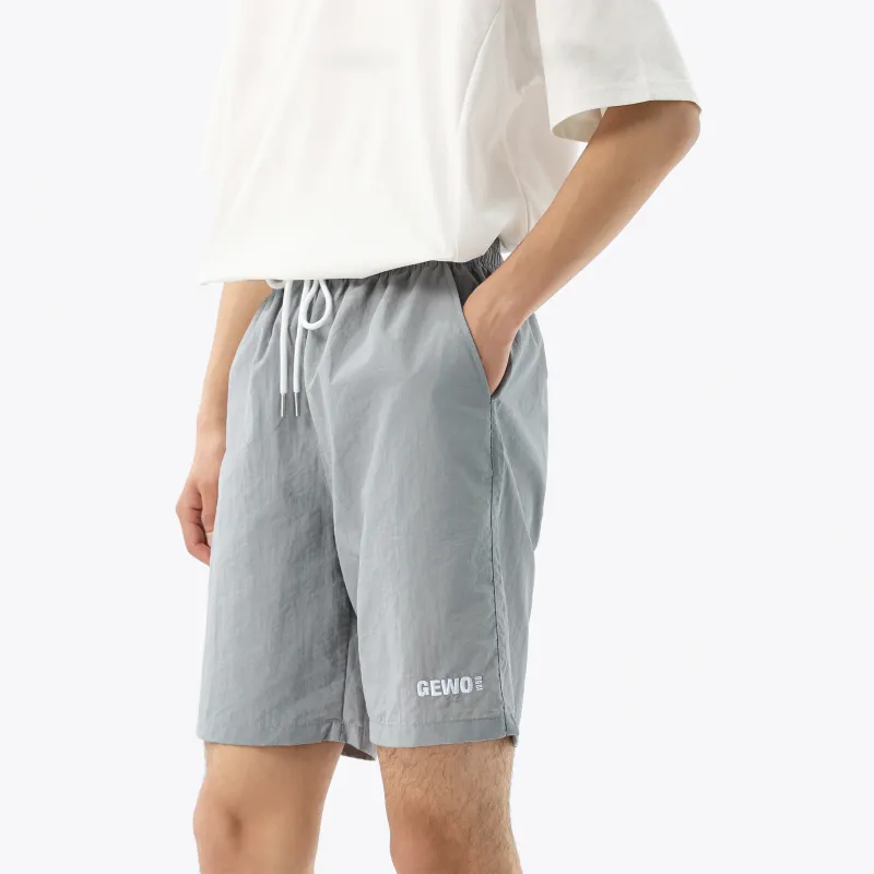GEWO Jewel Commute Moisture Wicking Sports Casual Loose Fit Versatile Five Button Shorts Unisex-26