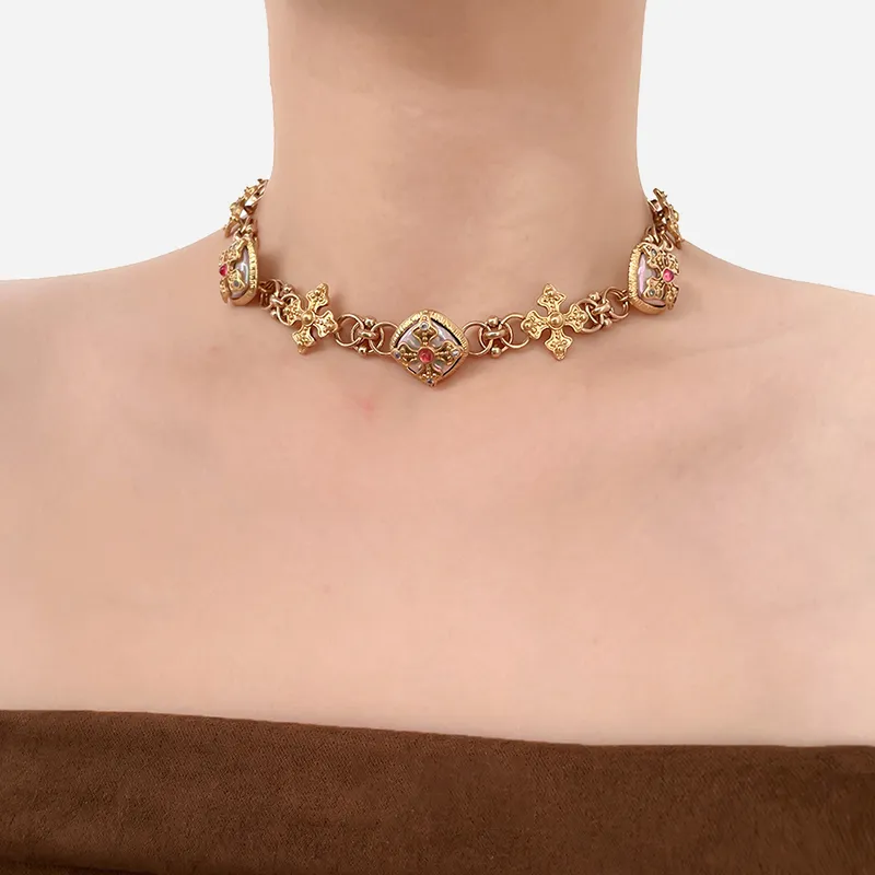Masw Copper Alloy Necklaces Women's-1