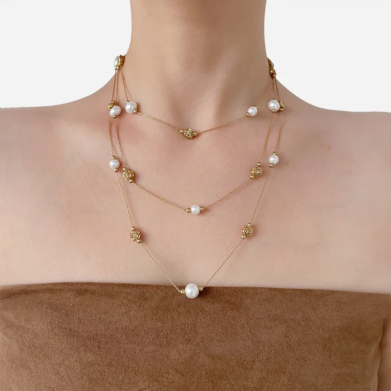Masw Copper Alloy Necklaces Women's-1