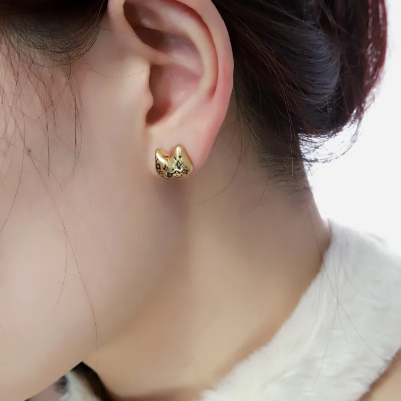 Masw Copper Alloy Stud Earrings Women's-1