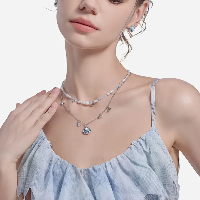 Masw Copper Alloy Necklaces Women's-3