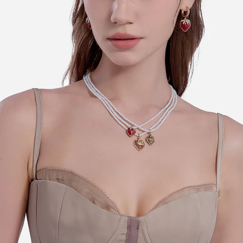 Masw Copper Alloy Necklaces Women's-2