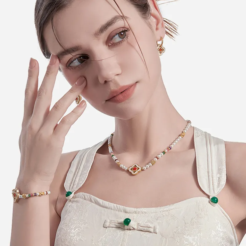 Masw Copper Alloy Necklaces Women's-1