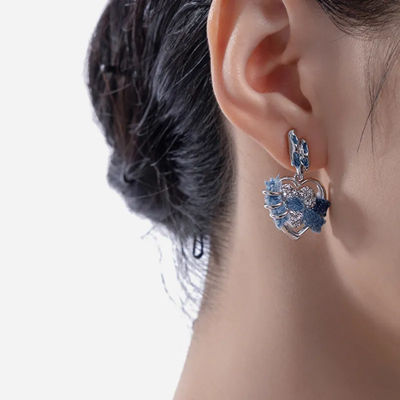 Masw Urban Chic Style Hot Girl Copper Alloy Earrings Women's-1