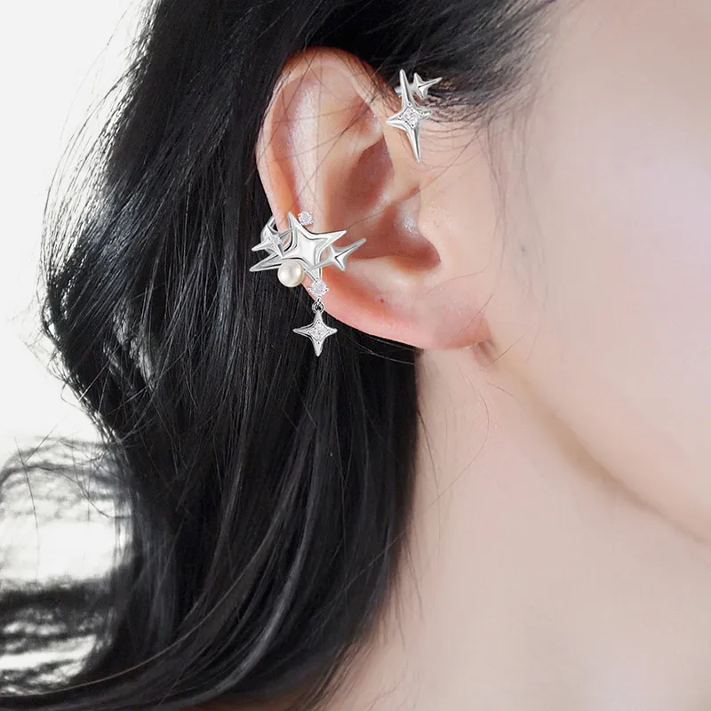 Masw Copper Alloy Clip On Earrings Women's-3