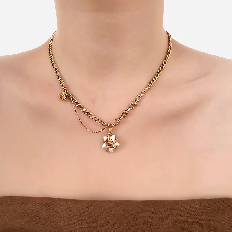 Masw Copper Alloy Necklaces Women's-1