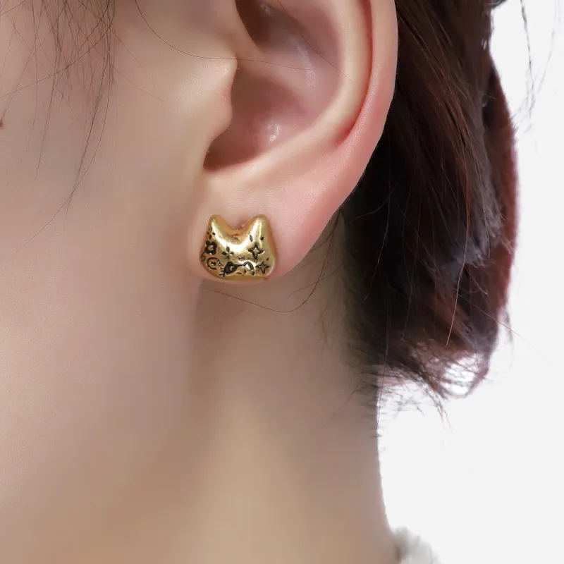 Masw Copper Alloy Stud Earrings Women's-2