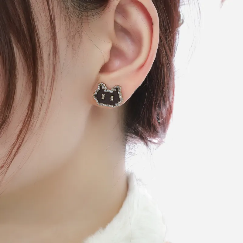 Masw Copper Alloy Stud Earrings Women's-1