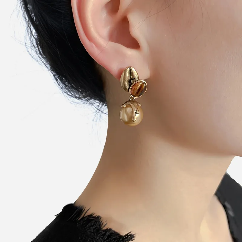 Masw Copper Alloy Earrings Women's-1