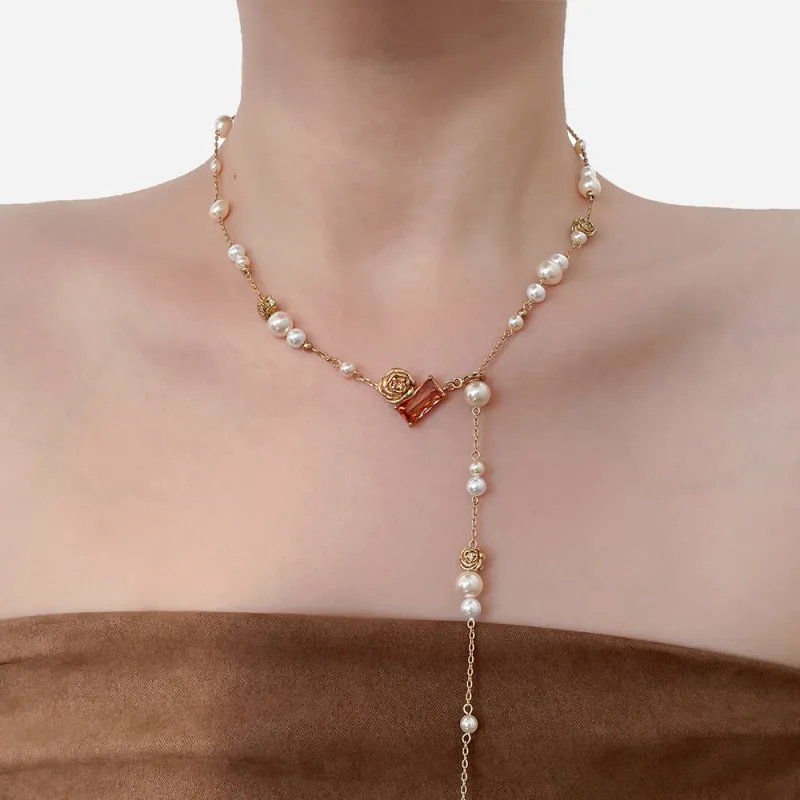 Masw Copper Alloy Necklaces Women's-1