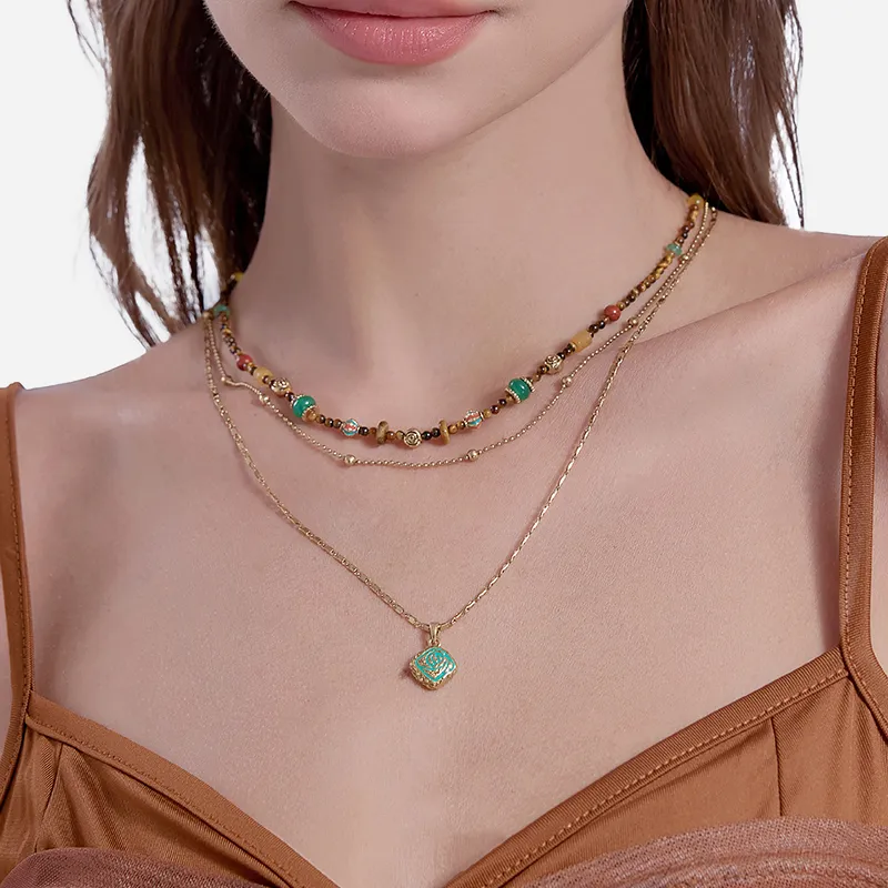 Masw Copper Alloy Necklaces Women's-1