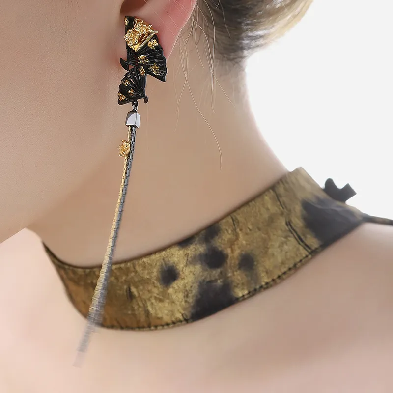 Masw Niche Premium Floral Earrings Copper Alloy+S925 Sterling Silver Stud Earrings Women's-2