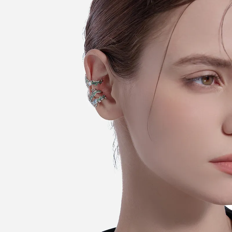 Masw Copper Alloy Clip On Earrings Women's-3