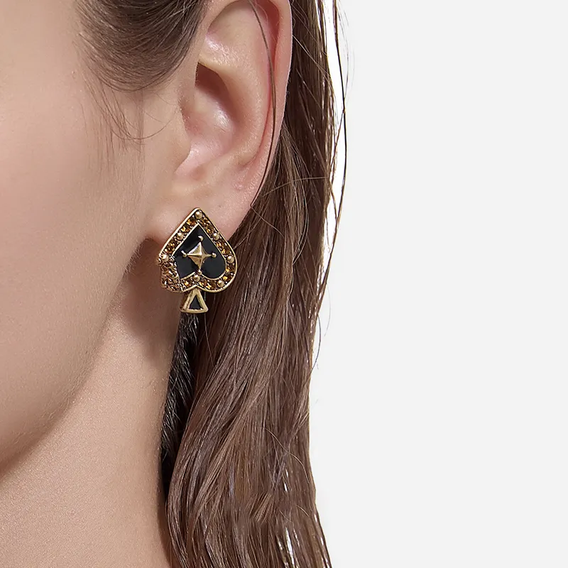 Masw Copper Alloy Stud Earrings Women's-1