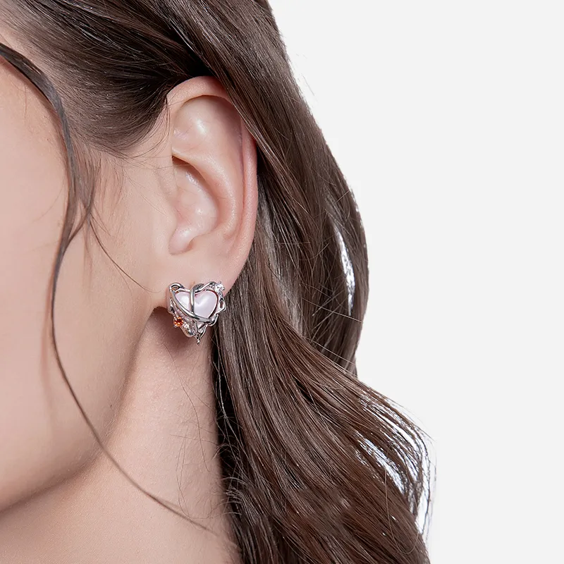 Masw Copper Alloy Stud Earrings Women's-1