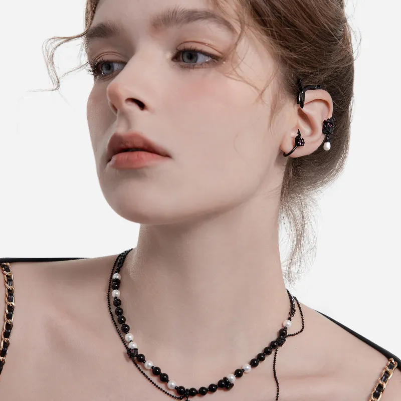 Masw Copper Alloy Clip On Earrings Women's-1
