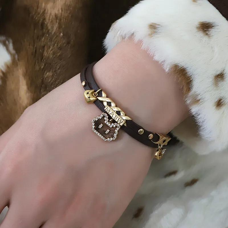 Masw Luxury Drawstring Bracelets Unisex-2