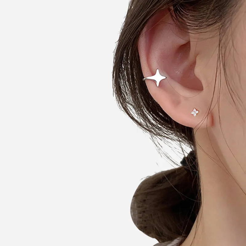 Masw 925 Sterling Silver Clip On Earrings Women's-1