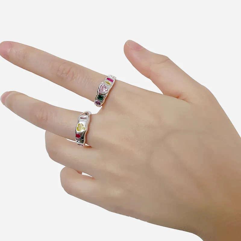 Masw 925 Sterling Silver Rings Unisex Silver-1