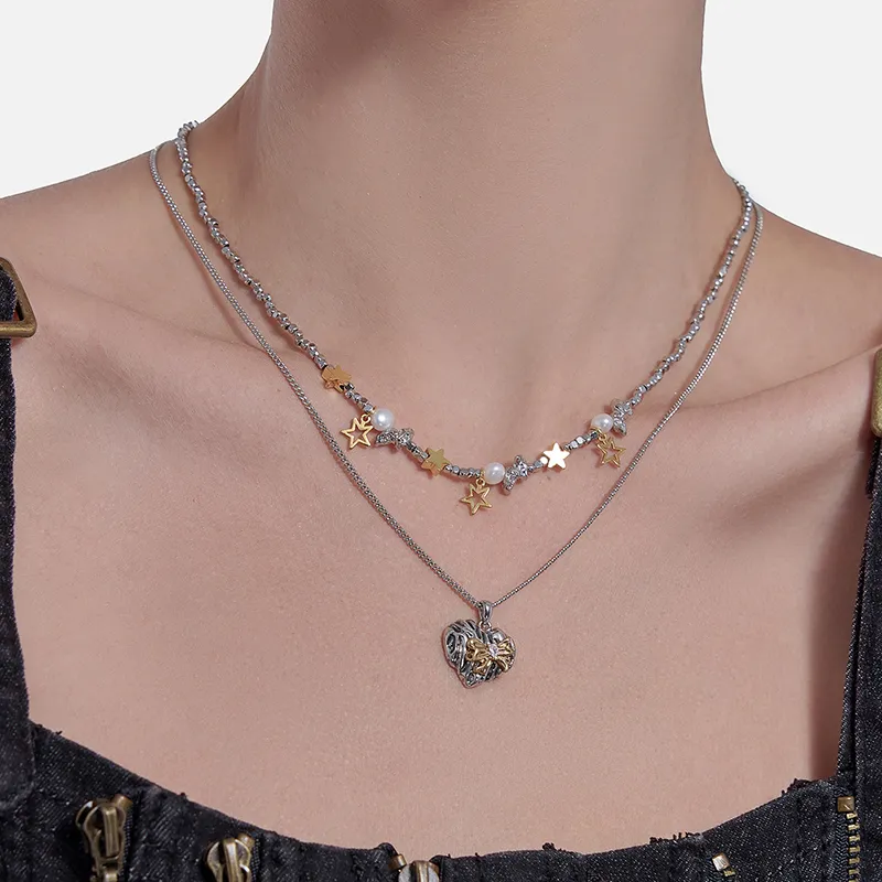 Masw Copper Alloy Necklaces Women's-1