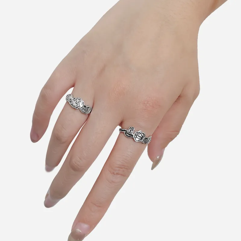 Masw 925 Sterling Silver Rings Unisex-1
