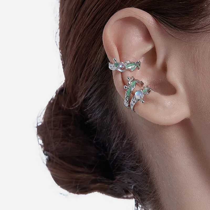 Masw Copper Alloy Clip On Earrings Women's-2