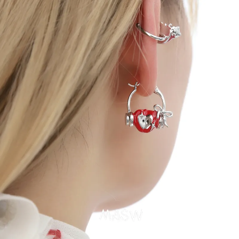 Masw Copper Alloy Earrings Women's-2