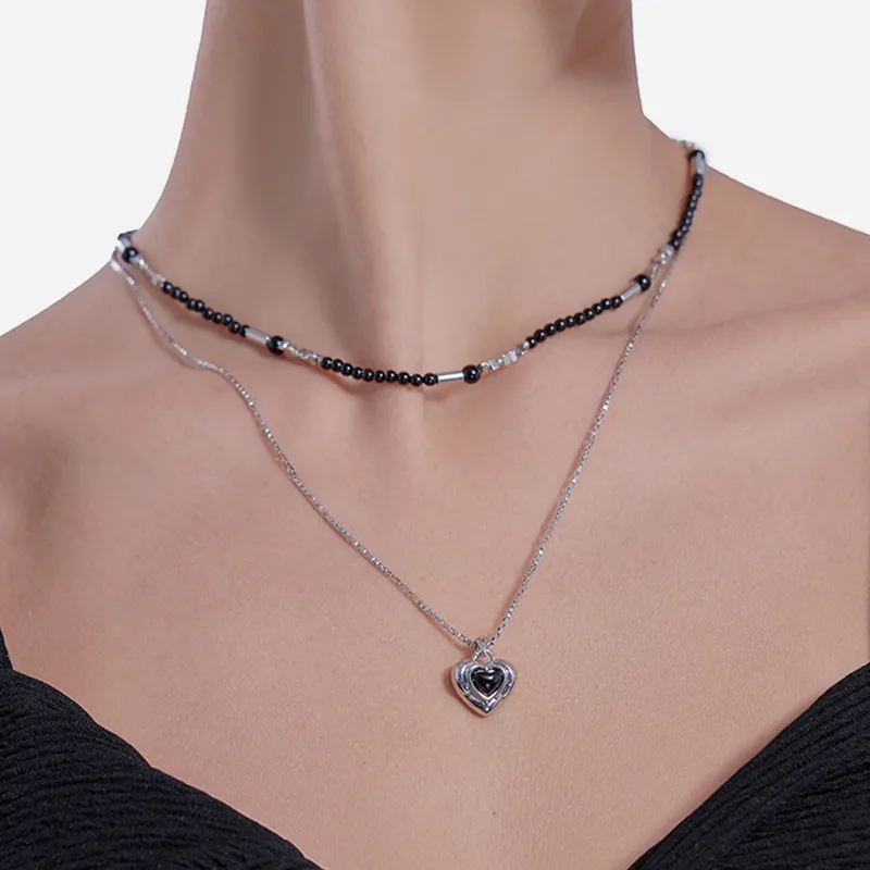 Masw Copper Alloy Necklaces Women's Silver-6