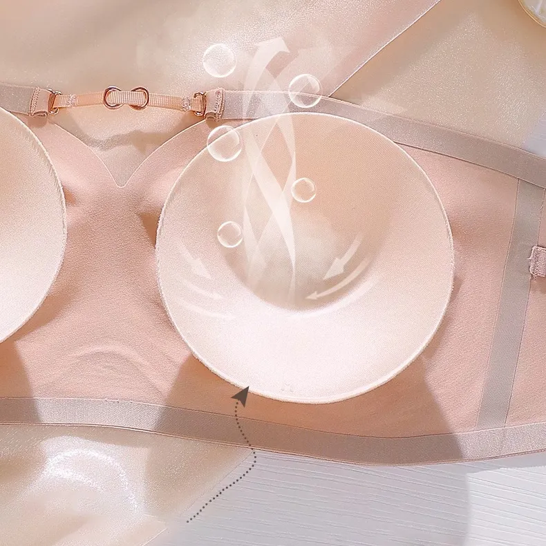 Xiangdada Strapless Bra Women's-6