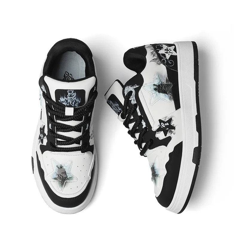 Tonlion Lightweight And Breathable Low-Top Skateboard Shoes Unisex-3