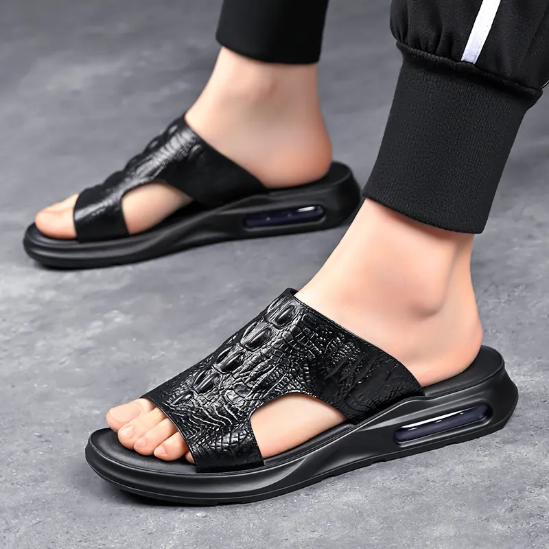 Tonlion Slip Resistant Slide Slippers Men's-4