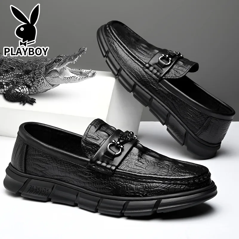 Playboy Loafers Men Black-5
